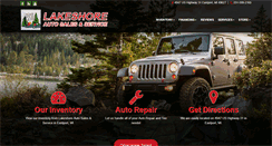 Desktop Screenshot of lakeshoreauto31.com